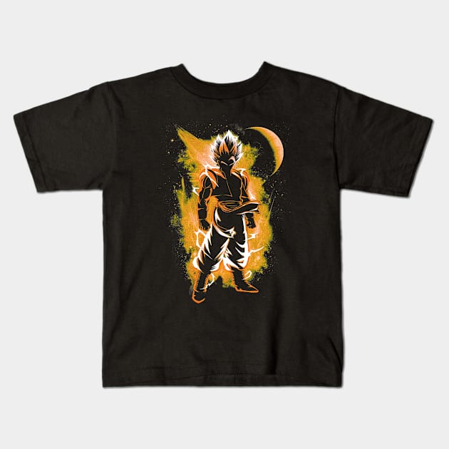 Super Saiyan Hard Mode Kids T-Shirt by Lianame